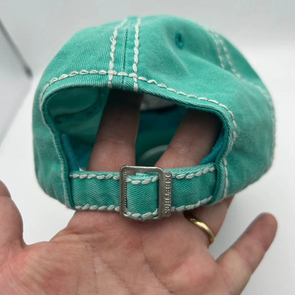 KBETHOS‎ Vintage Teal Green Distressed Camper Trailer Embroidered Baseball Cap